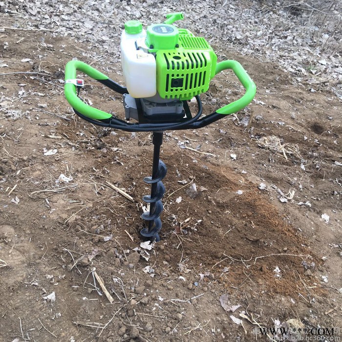 畜牧圍欄打坑機 光伏發電打樁鉆坑機 啟航手提打洞機價格