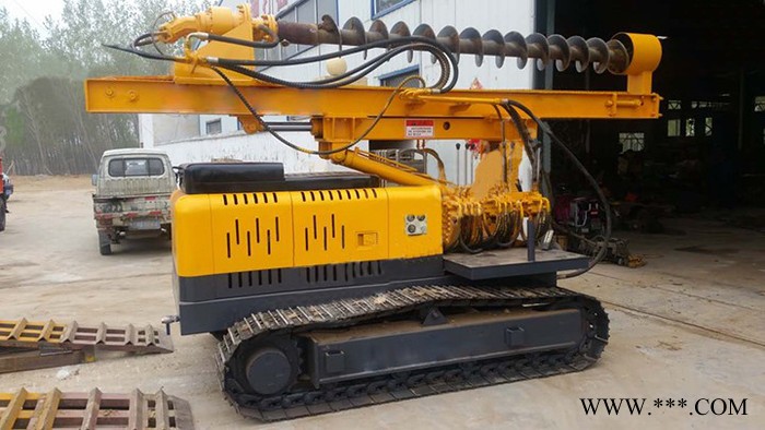 潤煤R太陽能光伏液壓履帶打樁機,打樁機性能,打樁機規格