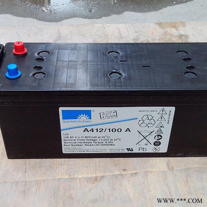 進口德國陽光蓄電池A412/8.5SR膠體蓄電池12V8.5AH太陽能光伏ups ups蓄電池