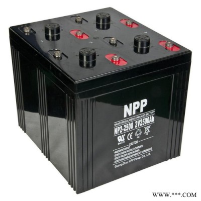 耐普蓄電池2V2500AH太陽能光伏系統(tǒng)NPG2500-2 NPP免維護(hù)直流屏儲能專用廠家