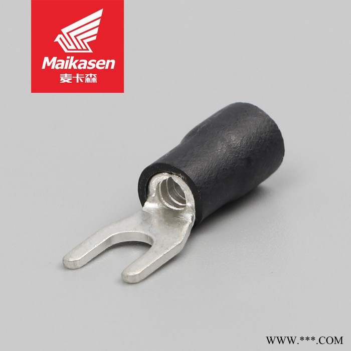 SV2-5L光伏配線用紫銅叉形冷壓預(yù)絕緣接線端子及接地線端頭 冷壓端子