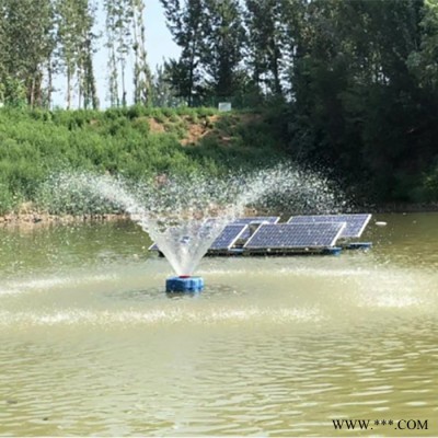 LVJIE/綠節 太陽能曝氣機 噴泉曝氣機 潛水射流曝氣機 光伏增氧噴泉曝氣機一體式大流量可定制曝氣機