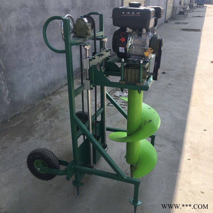 10馬力電線桿挖坑機 啟碩建筑打樁鉆孔機 光伏發(fā)電鉆孔機挖坑機