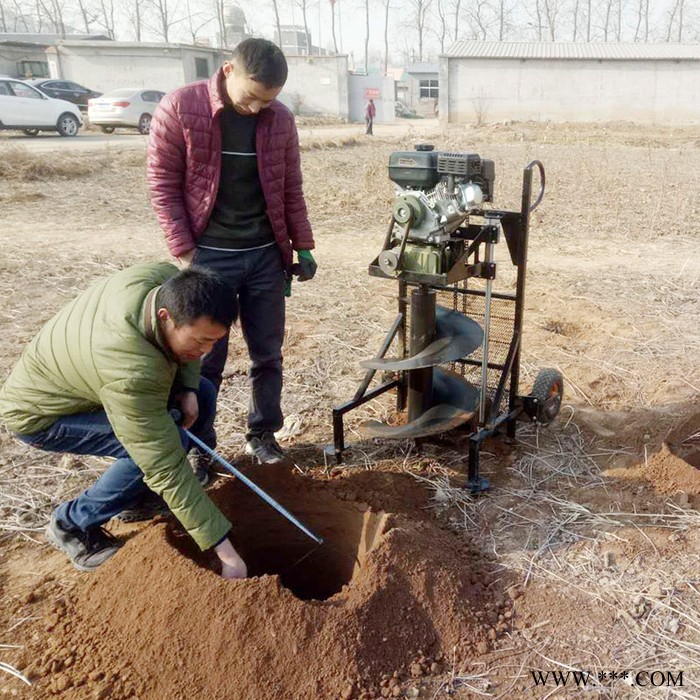 大馬力汽油二四沖程挖坑機 栽樹種樹挖坑機 光伏發(fā)電鉆孔機挖坑機