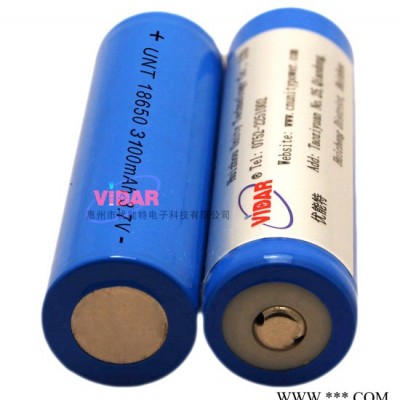 供應(yīng)Unity 優(yōu)能特18650鋰電池 3100mAh 3.7v尖頭不加板