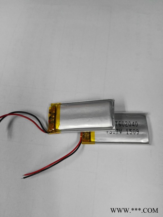 **爆款頭戴式藍牙耳機聚合物鋰電池602040 LED光源鋰電池