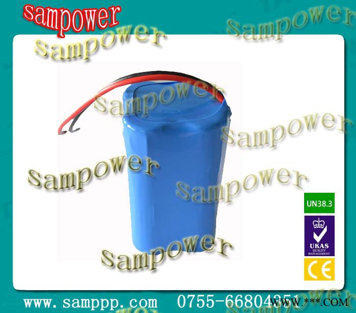 供應(yīng)sampowerICR18650-4S1P鋰電池組動力鋰電池組