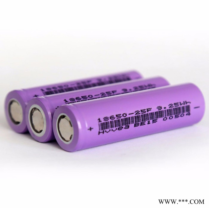 江西匯億 **供應 足容量18650充電鋰電池 ICR18650-25F