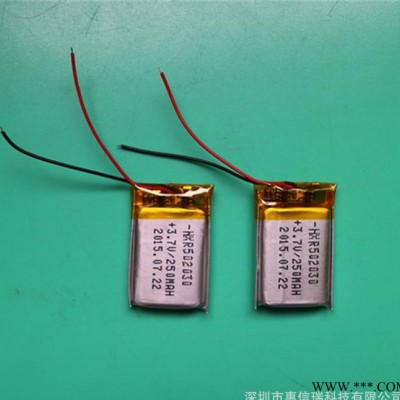 ** 3.7V250mah聚合物鋰電池 定制鋰電池組 大容量