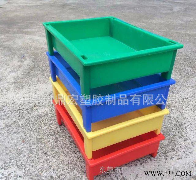 生產顏色大小號高腳塑料電池盒 塑膠鋰電池箱 帶腳盒子 平口