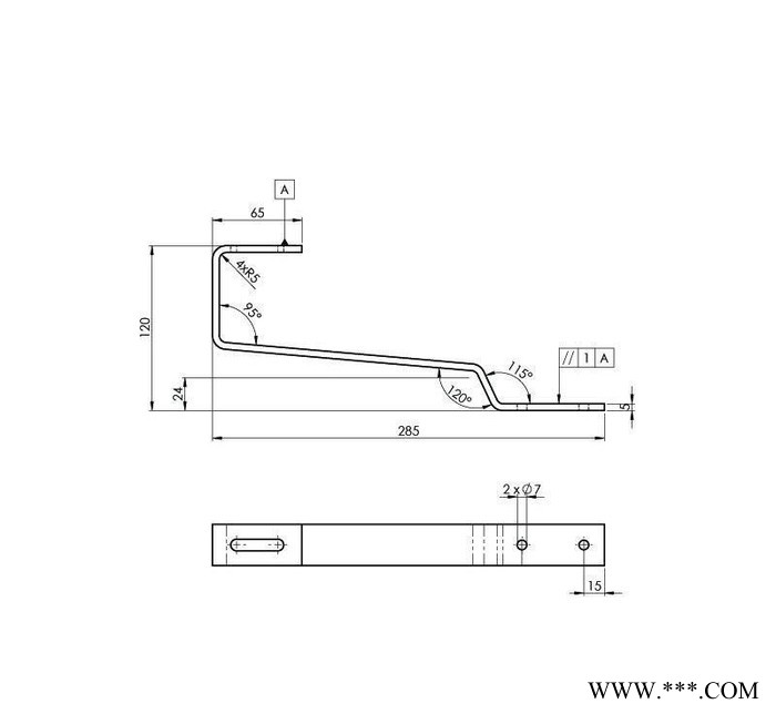 太陽能光伏支架配件屋頂掛鉤晶陽太陽能家庭屋頂支架掛鉤