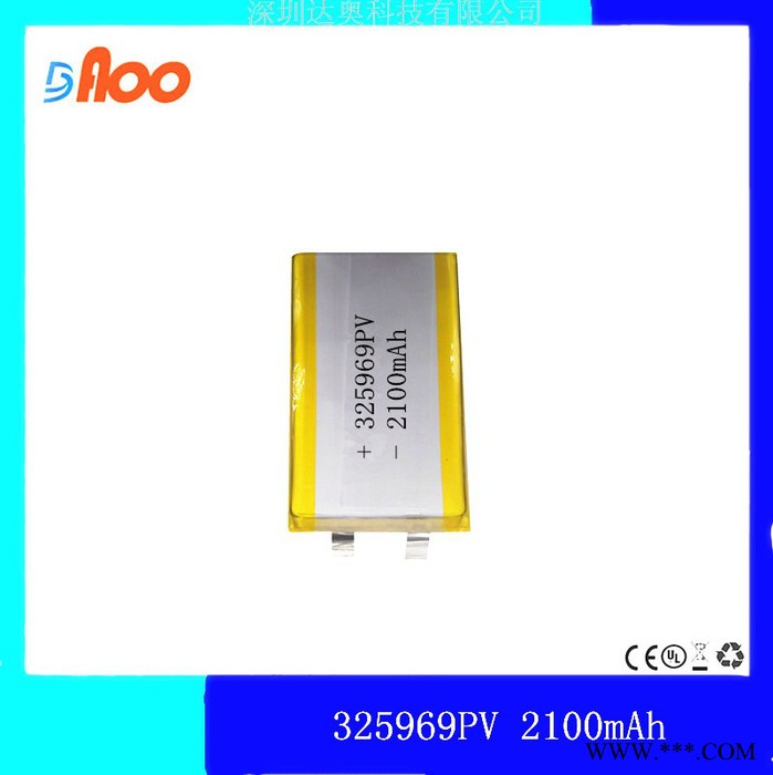 高品質(zhì) 高質(zhì)量3.7V 聚合物鋰電池 可充電電池 325969PV 2100mAh