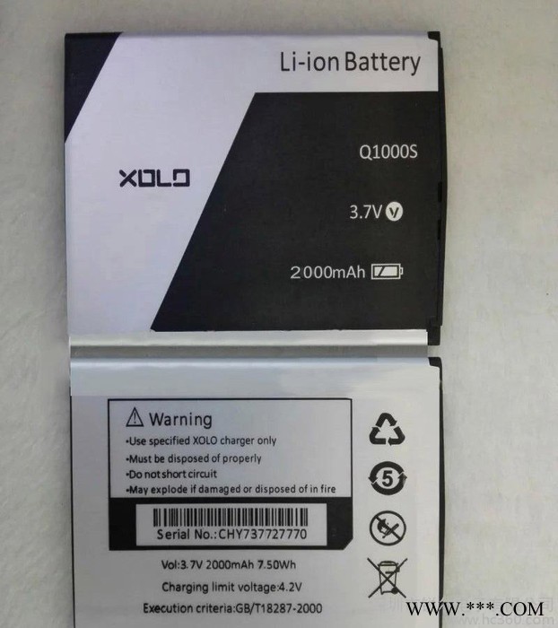 銳爾品牌印度 Xolo Q1000 / Q1000S 鋰電池