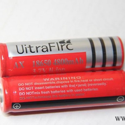 【家?guī)煾怠?.7v大容量18650鋰電池  led強光手電專