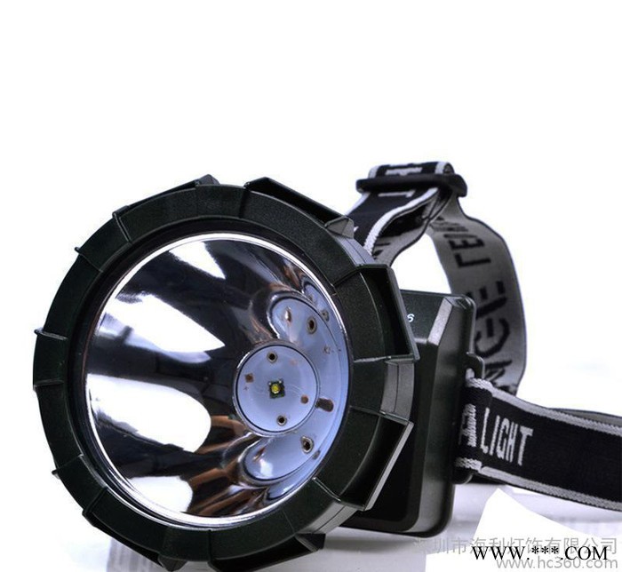 雅格**頭燈YG5575充電式鋰電池防水強光遠射5W釣魚戶外