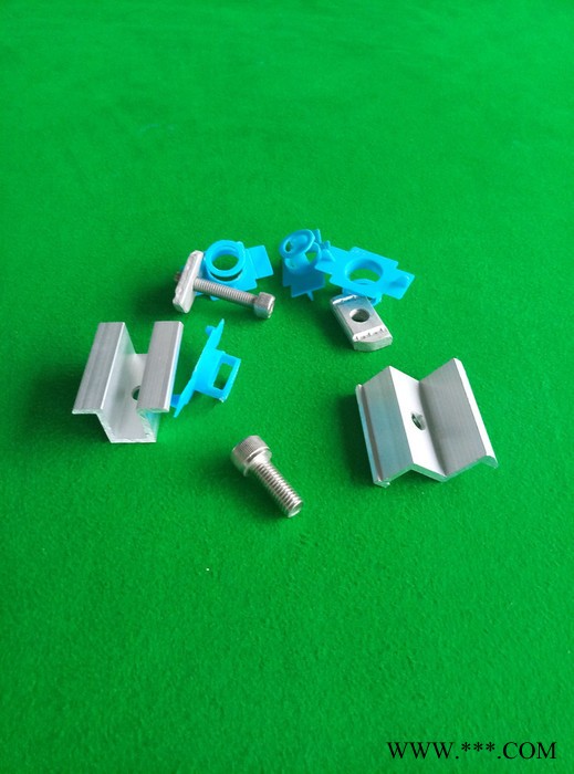 光伏配件壓塊緊固件塑翼螺母不銹鋼絲桿