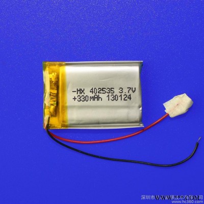 鋰電池廠家大量供應402535PL行車記錄儀用聚合物鋰電池