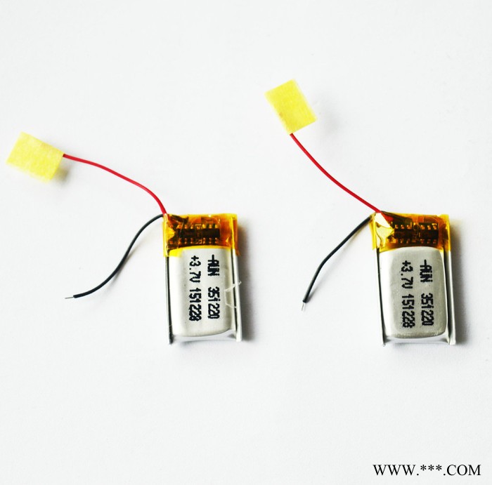 歐能Aun351220聚合物充電鋰電池 可用于穿戴設備及其它電子產品可定制電池規格