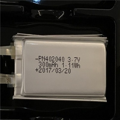 品諾能源耐高溫聚合物鋰電池502030-250MAH通過UN38.3，FCC,CE，等UL認證