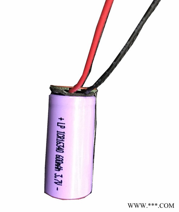 供應三元材料3.7V16340 600mah圓柱鋰離子電池 激光筆錄音筆 導航儀 美容筆鋰電池