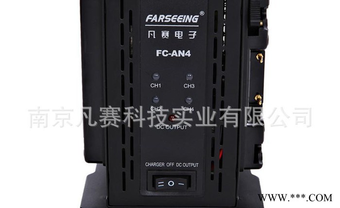 攝像機鋰電池充電器凡賽Farseeing四通道充電器攝像機電