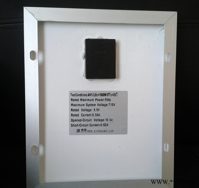 多晶硅5W9V太陽能電池板 專為7.4V鋰電池燈具配套
