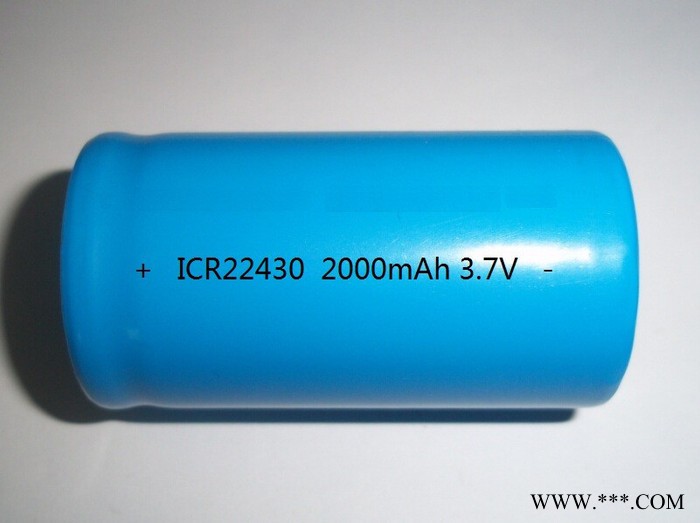 圓柱鋰電池22430 3.7V 2000mAh 電動工動電池18500 18650 26650