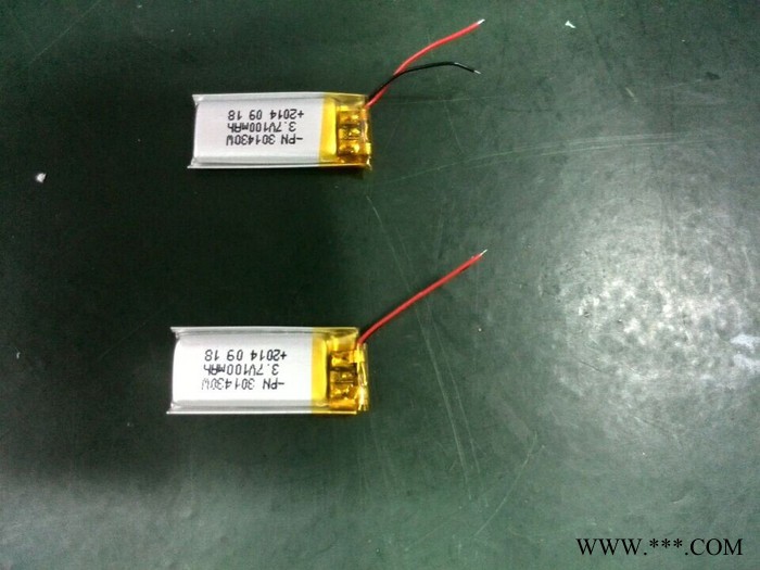 藍牙發射器電池301430.301730.301030行車記錄儀鋰電池