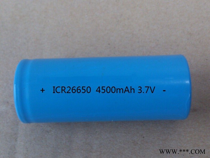 圓柱鋰電池26650 3.7V 4500mAh 石沒通訊儀器22650 18650 26650