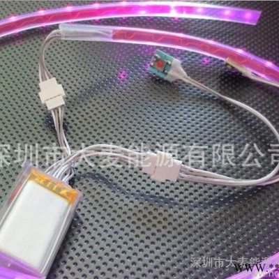 3.7V鋰電池602030 602040藍(lán)牙音箱MP3 LE