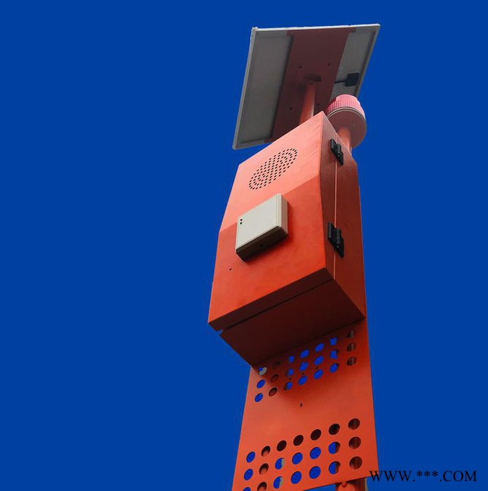 唯創齊聯WT-HT-H 太陽能森林防火語音報警器提示器室外廣告機紅外感應太陽能防火播放器