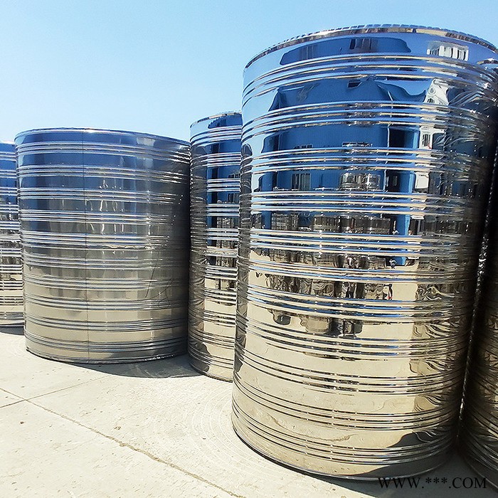 【普森不銹鋼】合肥不銹鋼圓形水箱 供應(yīng)太陽能熱水箱廠家