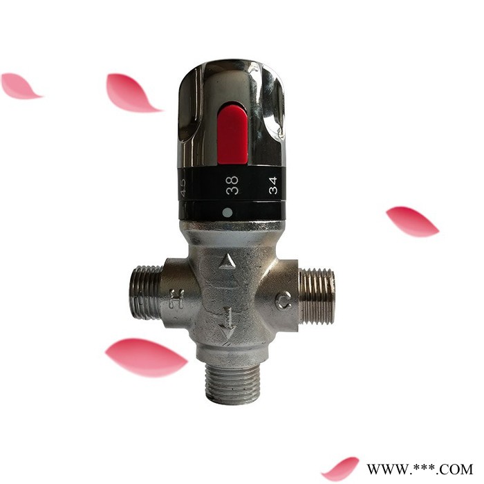 4分DN15恒溫閥 恒溫混水閥 明裝太陽能電熱水器溫控閥龍頭管道閥水溫調節器