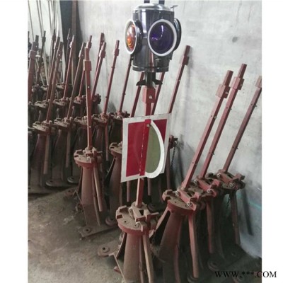 悍博鐵路太陽能道岔表示器充電式接線式標(biāo)示器手扳道岔安裝裝置