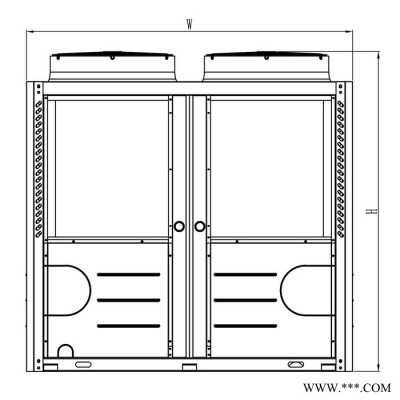 志高DKZCN-160S/F3(U型)定頻冷暖二聯供系列熱泵機組 商用熱泵機組 空氣源熱水器  空氣能廠家 熱泵廠家