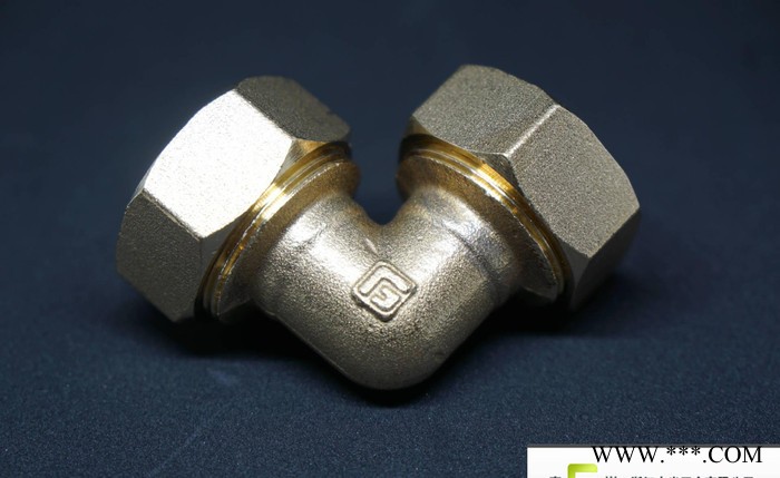 純銅鋁塑管配件太陽能熱水器管接頭2025管件L25等徑銅彎頭