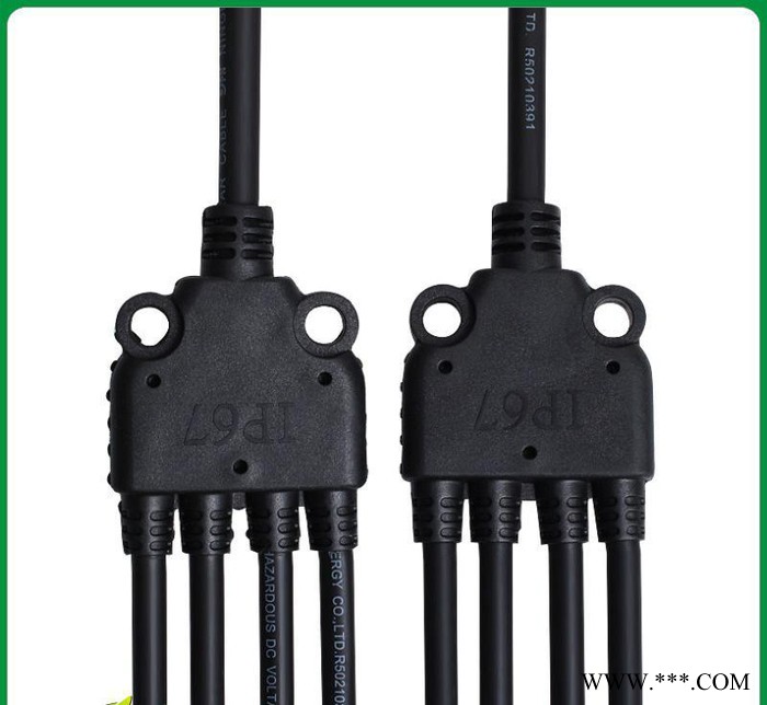 光伏匯流套件 MC4分支太陽能連接器 光伏接頭 4轉1 Y型