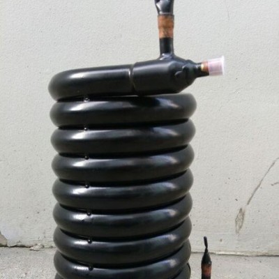 3P換熱套管式冷凝器 空氣能熱水器 蒸發(fā)器 冷凝器 熱泵換熱器