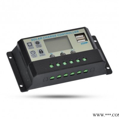 全新太陽能控制器12v/24V10A 帶USB 5V手機充電