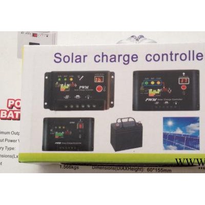 新款太陽(yáng)能控制器10A 12V 24V 自動(dòng)識(shí)別 光控和時(shí)控