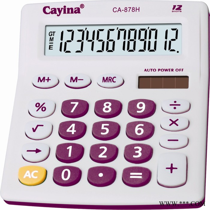 供應(yīng)CA-878H嘉億能彩色卡通太陽(yáng)能辦公計(jì)算器