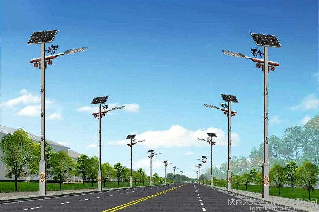 天光照明 高端太陽能路燈 廣場太陽能路燈 全套太陽能路燈廠家