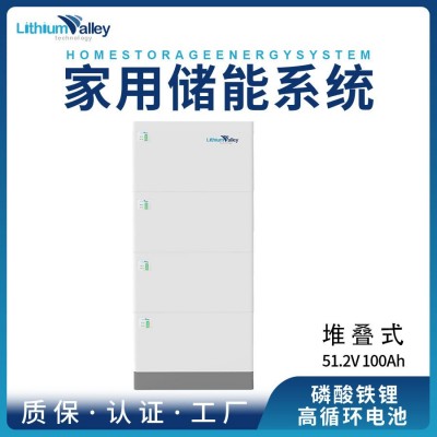 51.2V100Ah磷酸鐵鋰高循環電池可移動鋰電池模塊家庭儲能