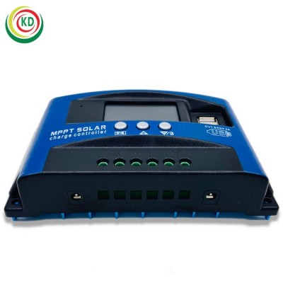 廠家現貨批發(fā)30a太陽能控制器12v24vMPPT光伏板充電器 USB雙輸出