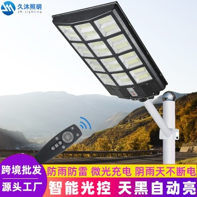 源頭工廠太陽能路燈1000W人體雷達感應一體化太陽能燈solar light