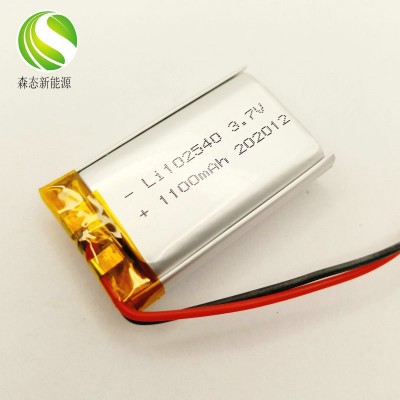 聚合物鋰電池102540 103040 103450容量2000mah 3.7V按摩器鋰電池