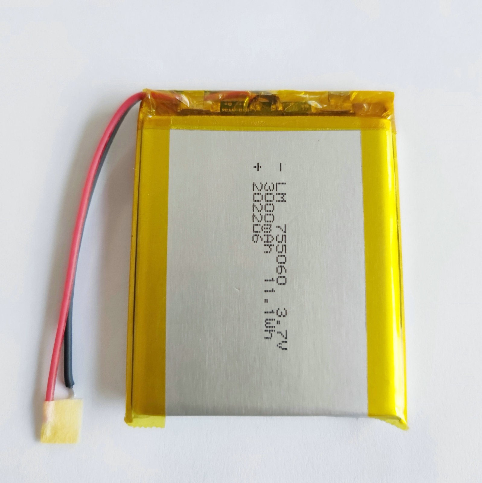 戶外露營燈聚合物鋰電池755060容量3000mah智能音箱臺燈鋰電池