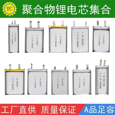 聚合物鋰電池502030 3.7V 260mAh玩具燈具數(shù)碼家電醫(yī)療美容充電芯