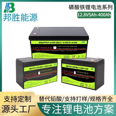 12V磷酸鐵鋰電池光伏房車儲能充電備用電瓶大容量戶外電源lifepo4
