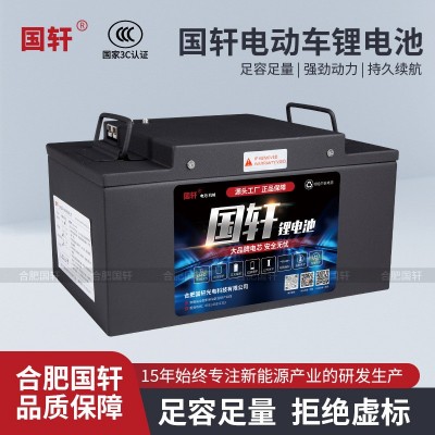 國軒鋰電池48v60v72v45Ah電動車外賣三輪四輪鋰電瓶鋰電瓶LiFePO4